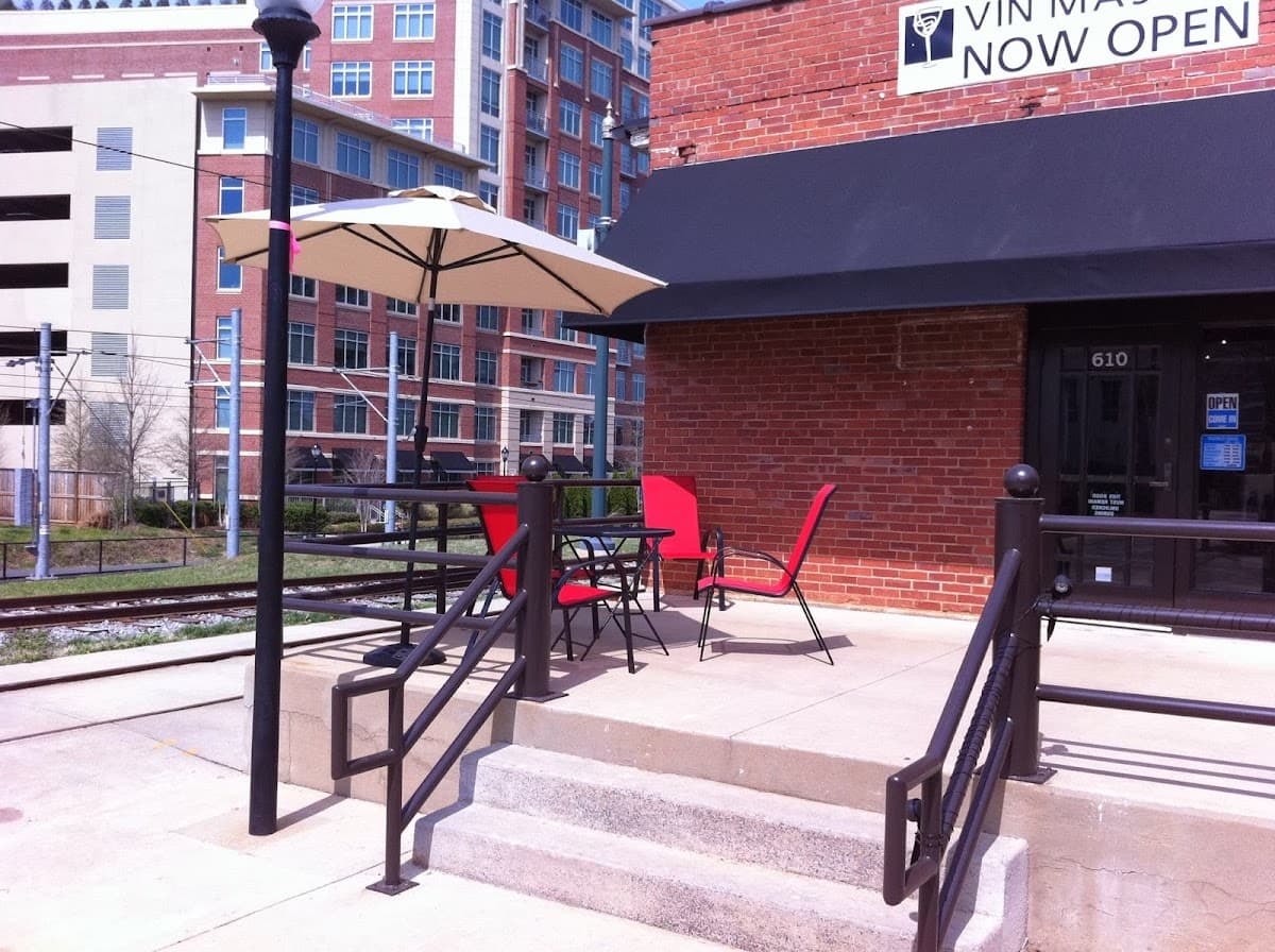 Vin Master wine bar entrance Charlotte NC