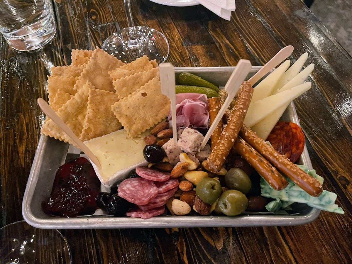 Snack board at Vin Master Charlotte NC